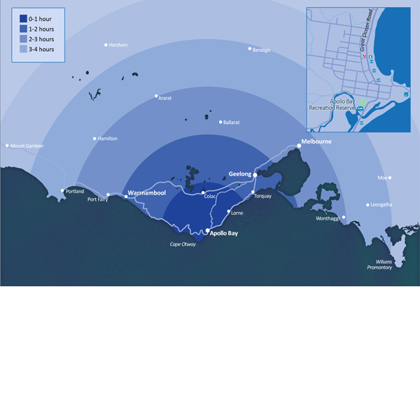 Otway Coast Committe Master Plan map